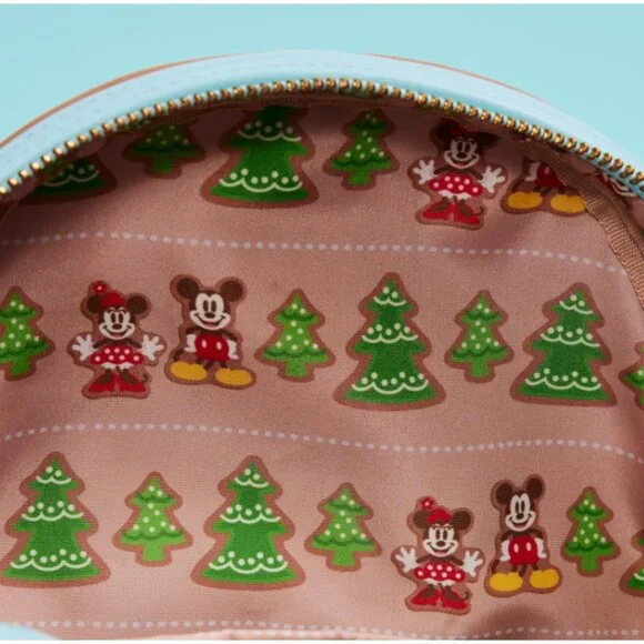 NEW Loungefly Disney Mickey and Minnie Ice Skating Holiday (Scented) - Picture 6 of 7